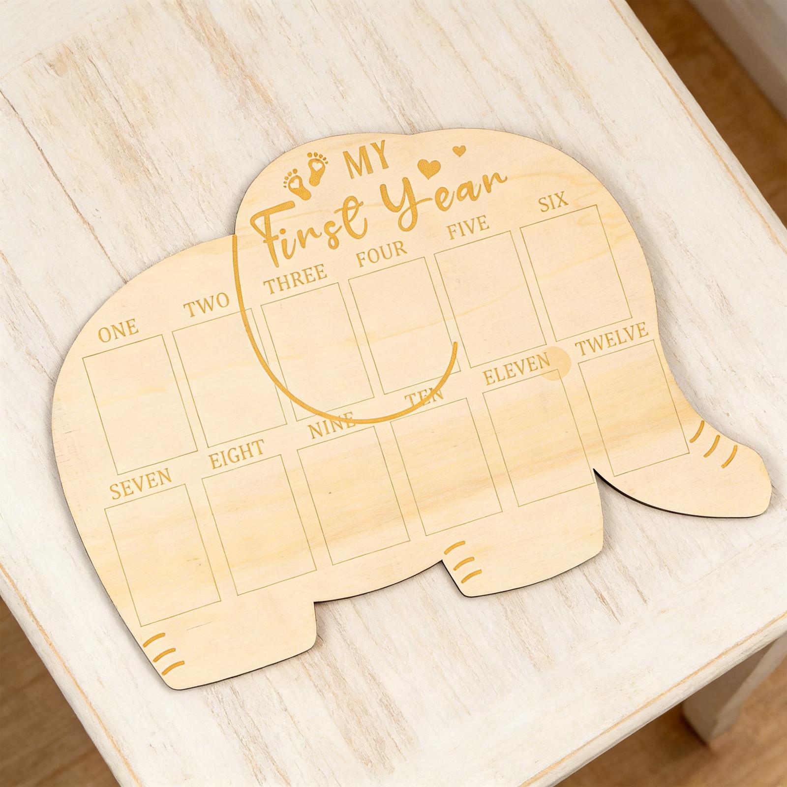 Drewniana tablica do kolażu zd – Baby Nursery Keepsake recenzja i cena