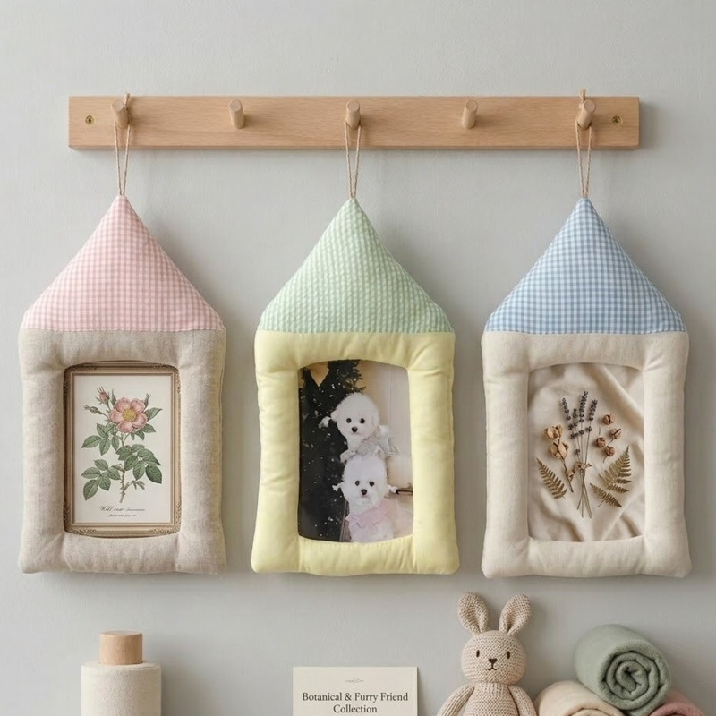 Minimalistyczna lniana ramka n – Baby Nursery Keepsake recenzja i cena