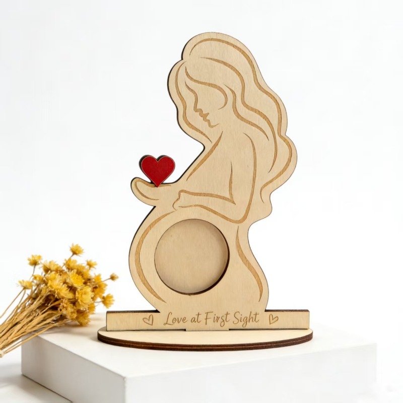 Spersonalizowana drewniana ram – Baby Nursery Keepsake recenzja i cena