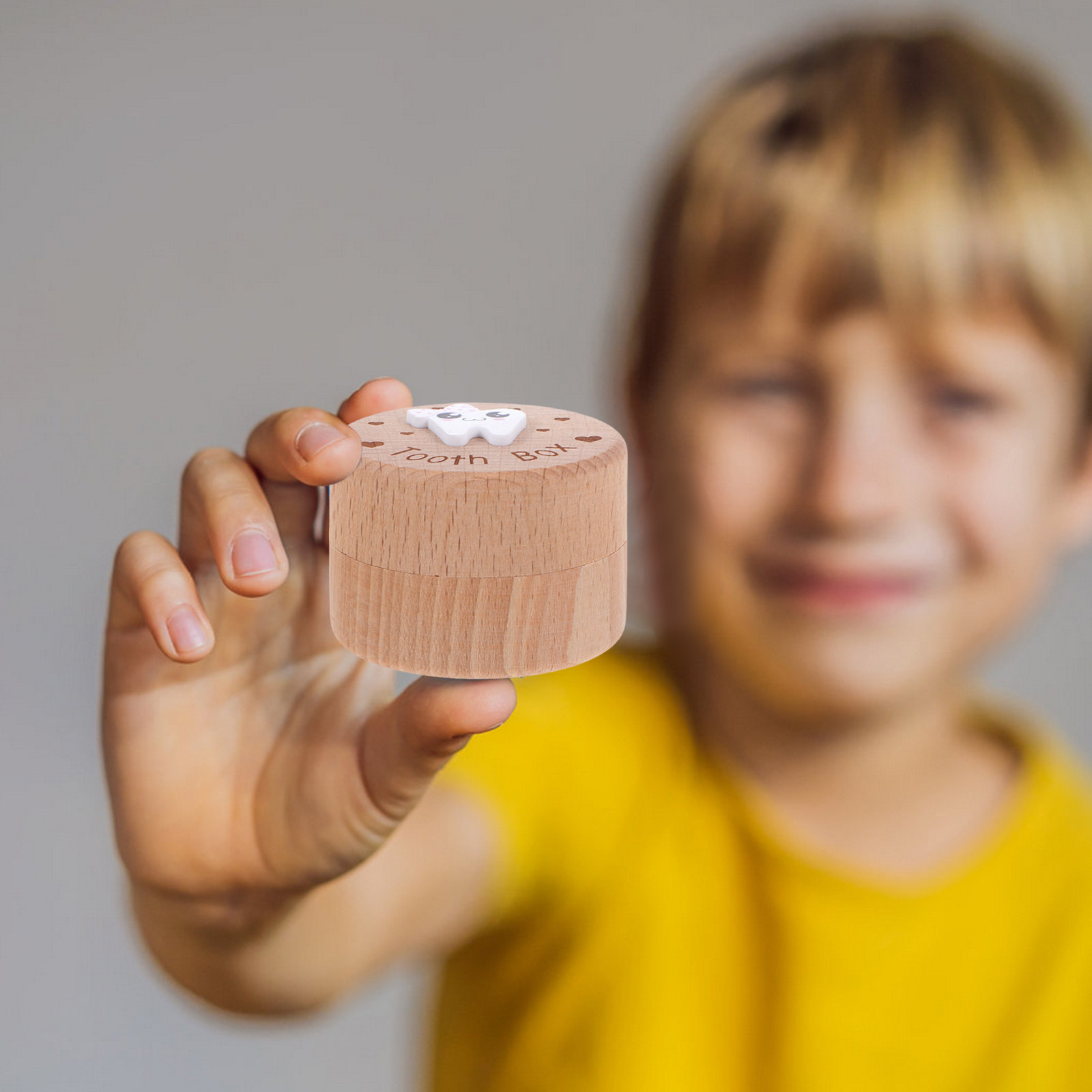 Pudełko na ząbki mleczne, drew – Baby Keepsake Box recenzja i cena