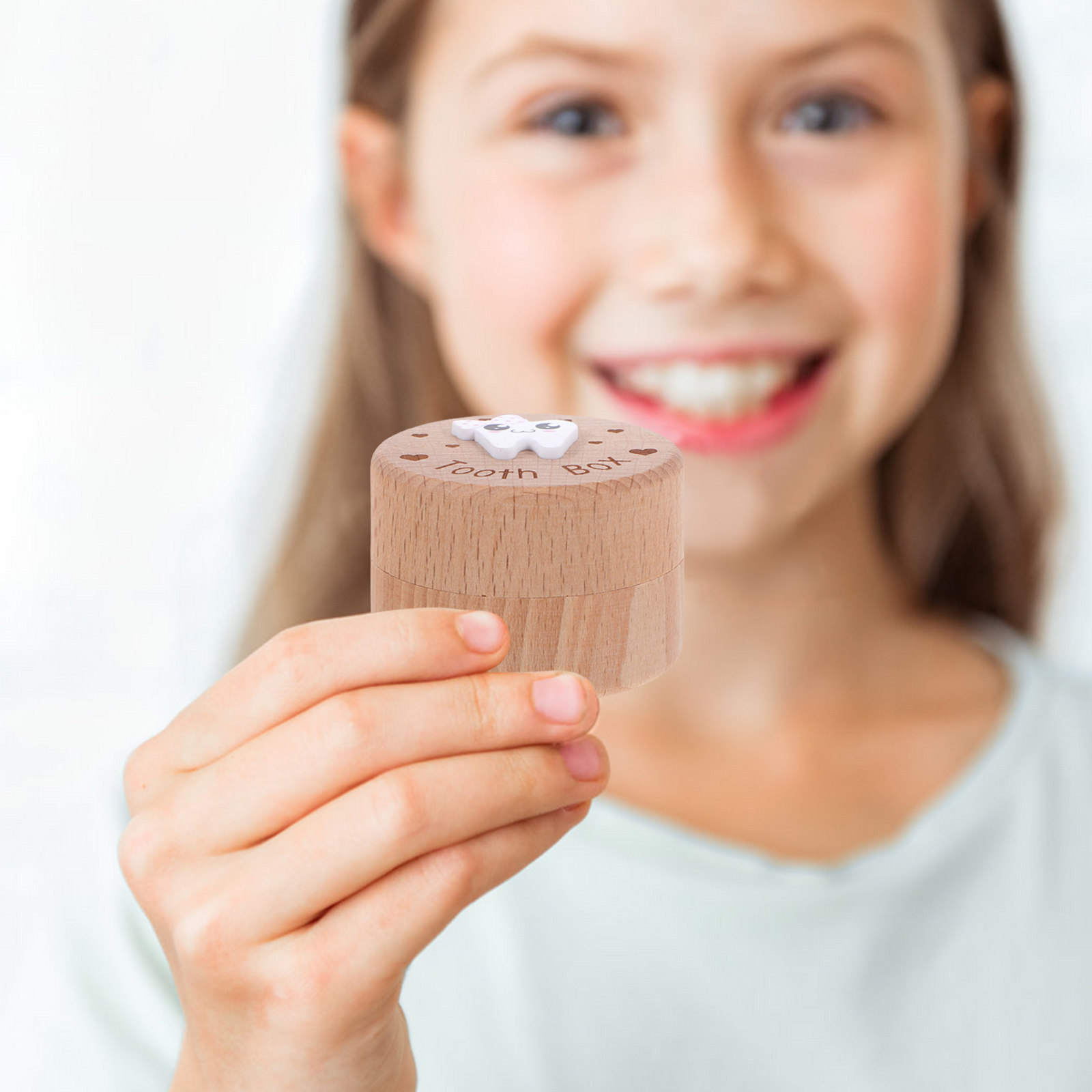Pudełko na ząbki mleczne, drew – Baby Keepsake Box recenzja i cena
