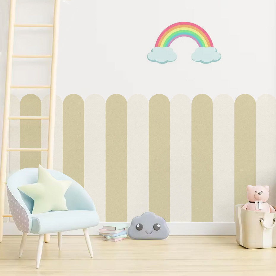 Wielokolorowa pionowa tapeta w – Baby Nursery Wall Decor recenzja i cena