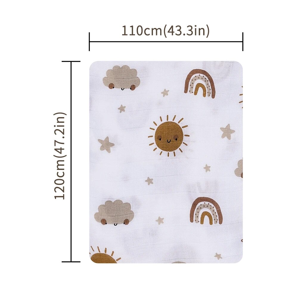120x110cm Bambusowy bawełniany – Baby Nursery Accessories recenzja i cena