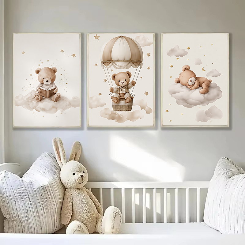 3 szt./zestaw Boho Plakat na p – Baby Nursery Wall Decor recenzja i cena