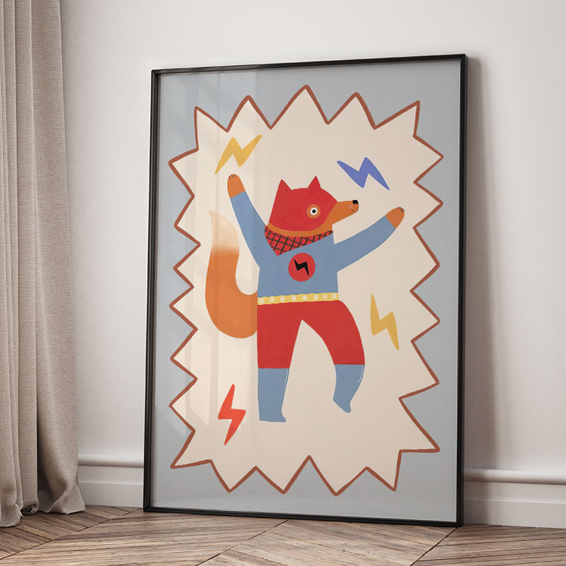 Zabawne Kreskówkowe Super Fajn – Baby Nursery Wall Decor recenzja i cena