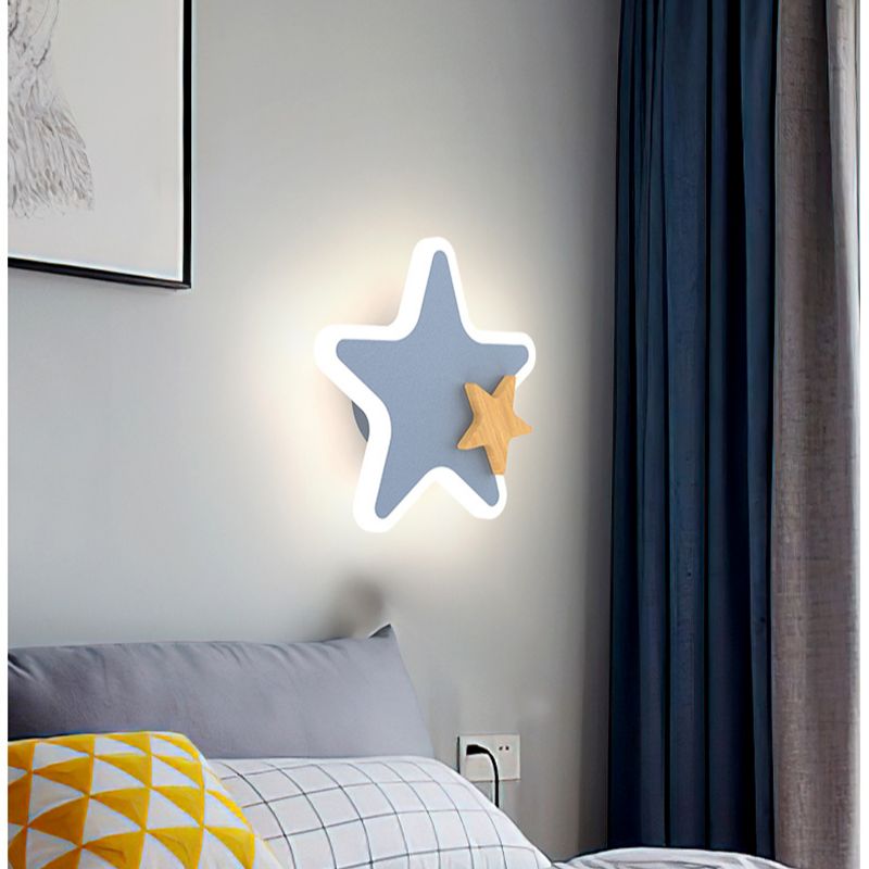 Kreskówka LED Rakieta Kinkiet  – Baby Nursery Lamp recenzja i cena