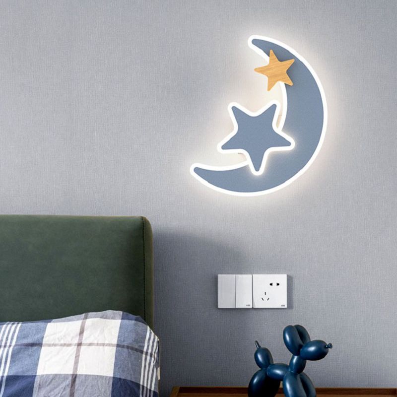 Kreskówka LED Rakieta Kinkiet  – Baby Nursery Lamp recenzja i cena